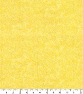 Fabric Traditions Yellow Floral Cotton Fabric by Keepsake Calico