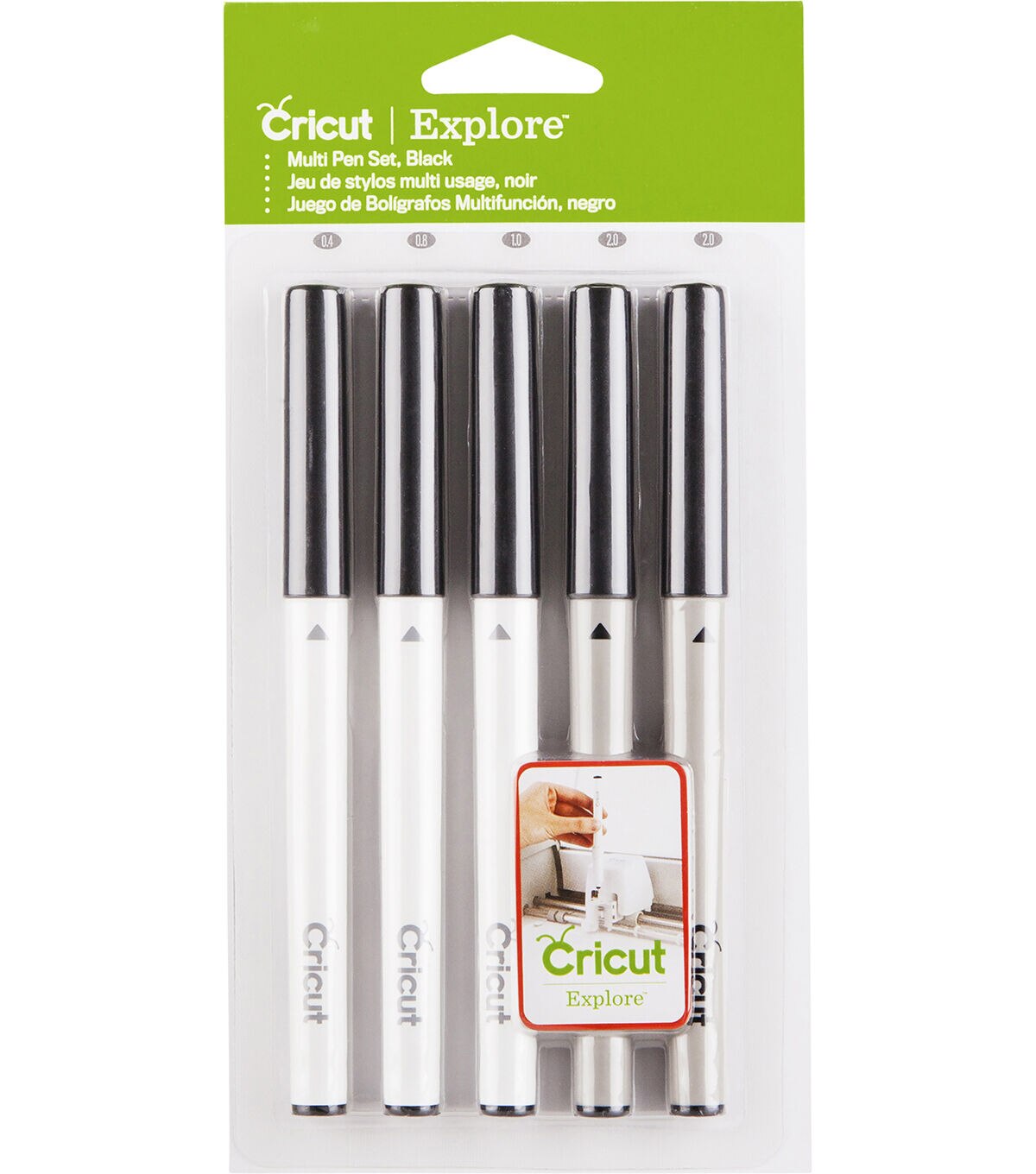 Cricut 5ct Explore Black Variety Pens