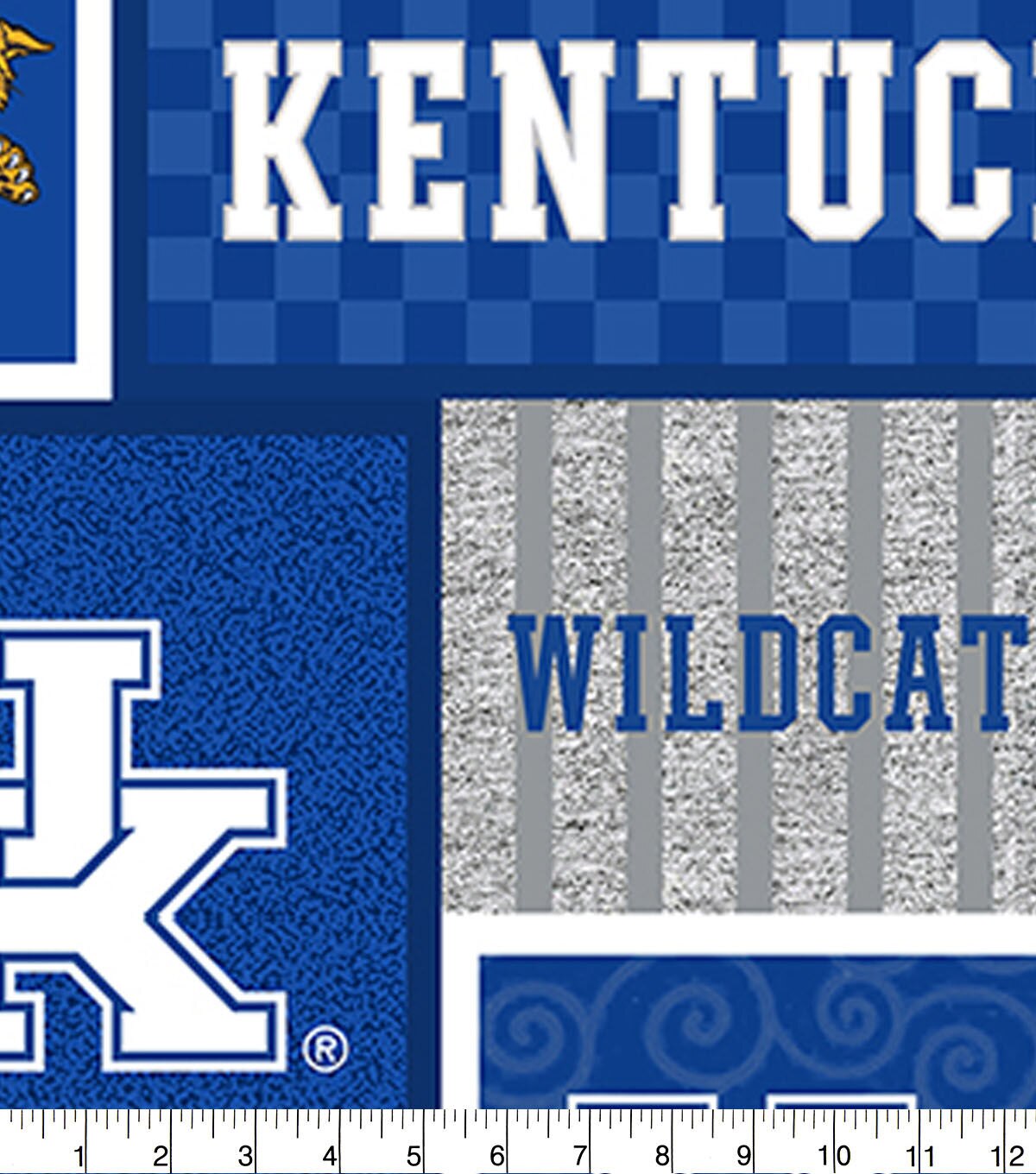 University of Kentucky Wildcats Fleece Fabric College Patch