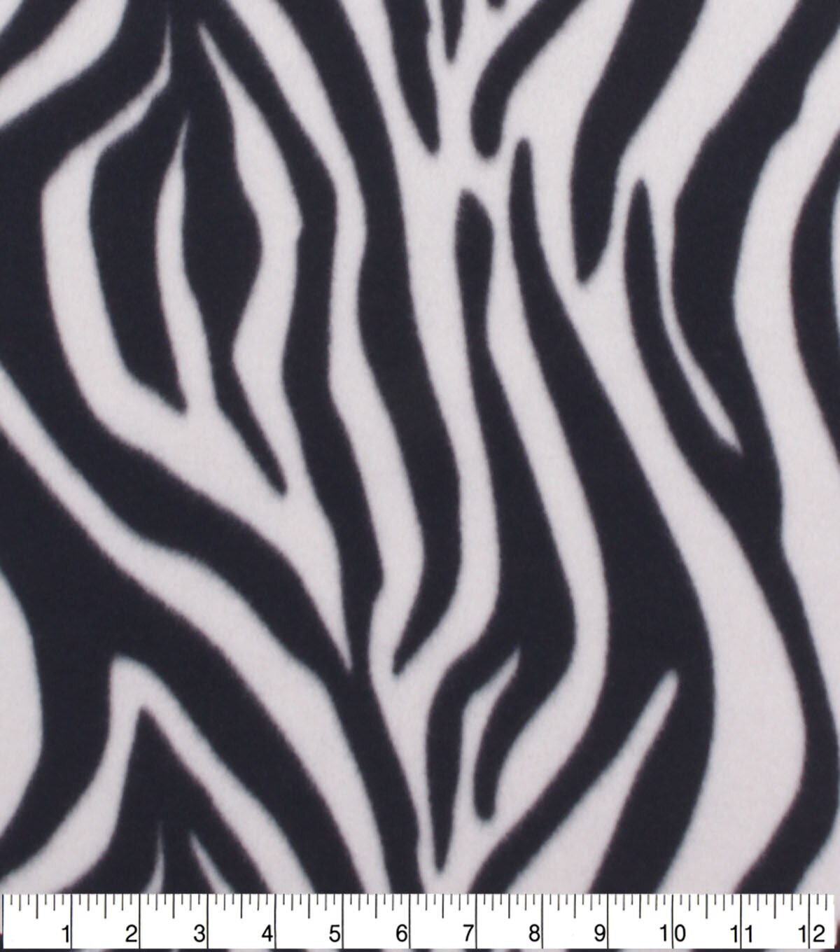 Zebra Skin Blizzard Fleece Fabric
