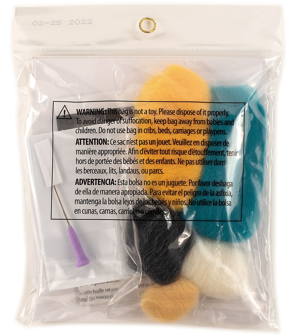 Dimensions 7.5 GnomeWool Roving Needle Felting Kit