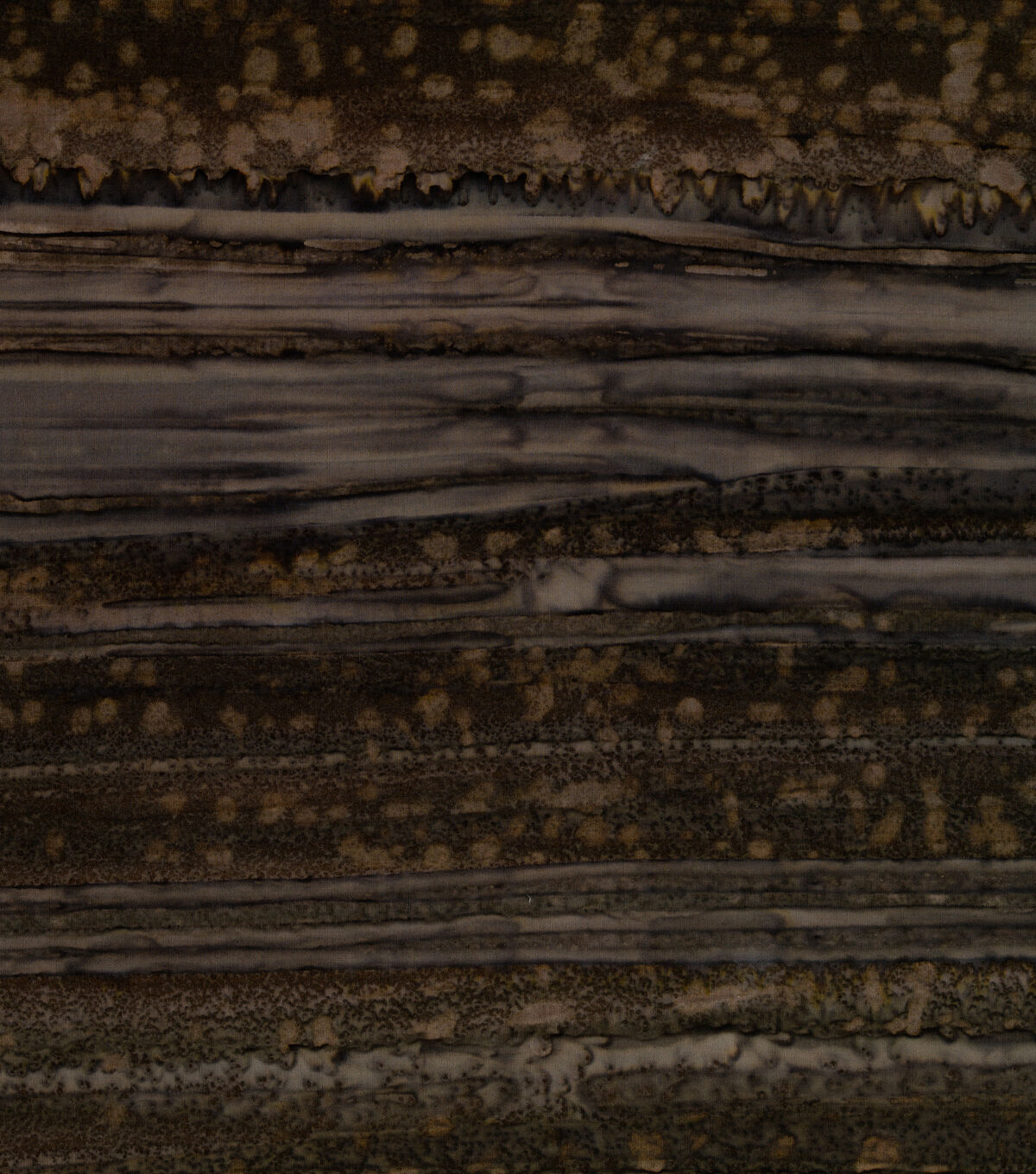 Brown Textured Tonal Batik Cotton Fabric