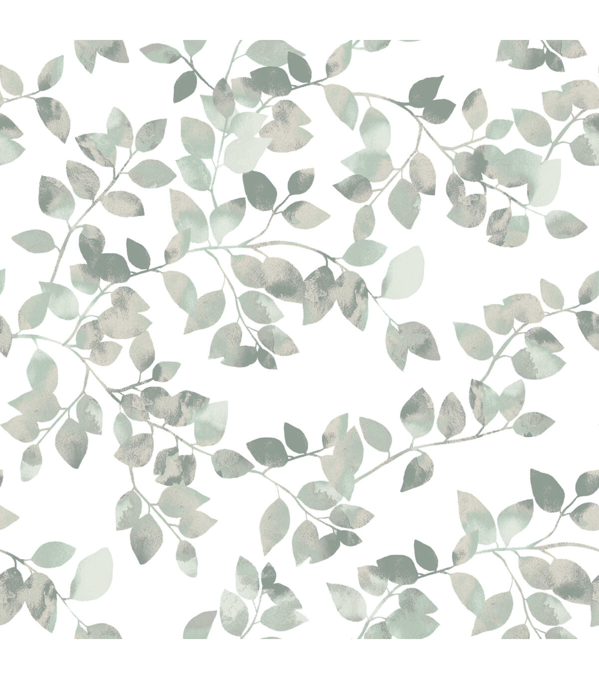 RoomMates 20.5 x 16.5' Green Latvus Leaves Peel & Stick Wallpaper