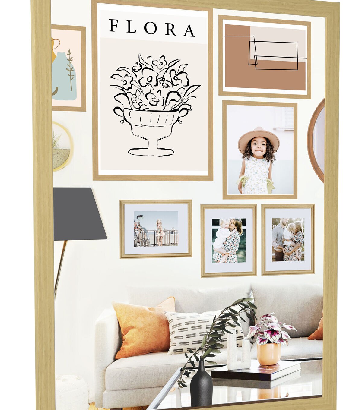 20 x 30 Natural Basic Linear Poster Frame by Place & Time