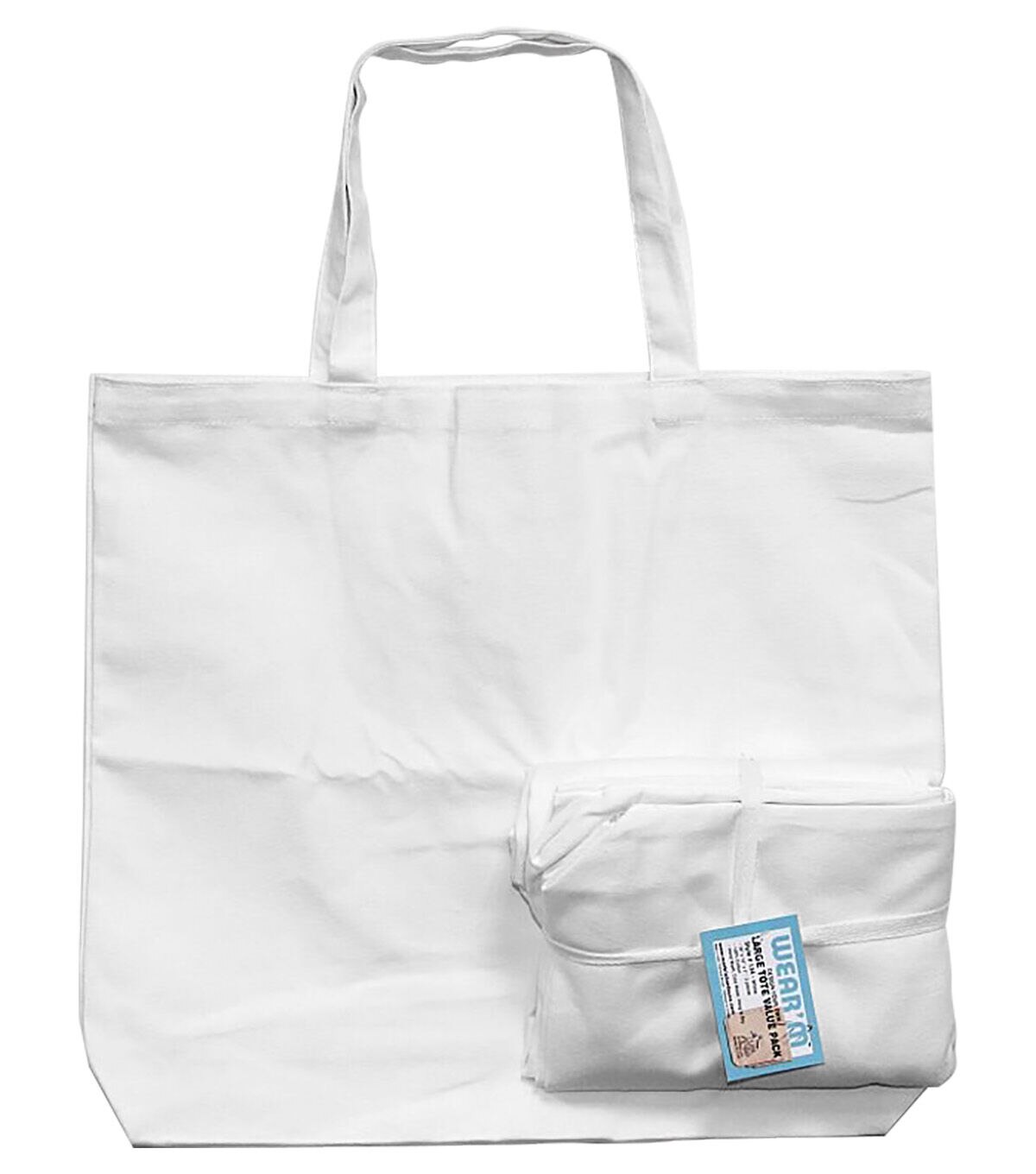 Mark Richards Wear'm Large Canvas Tote Value Pack White