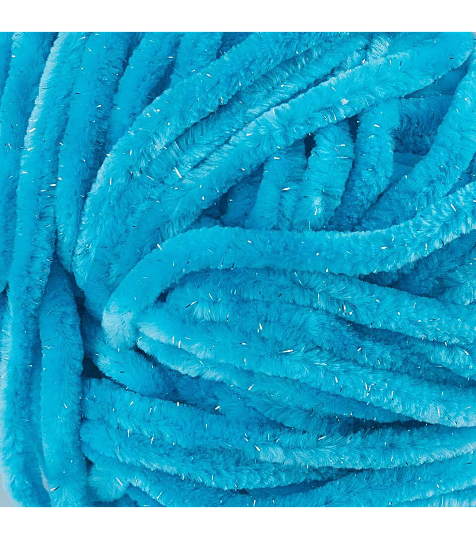 Juicy Luxe Velour Sparkle 107yds Bulky Polyester Blend Yarn