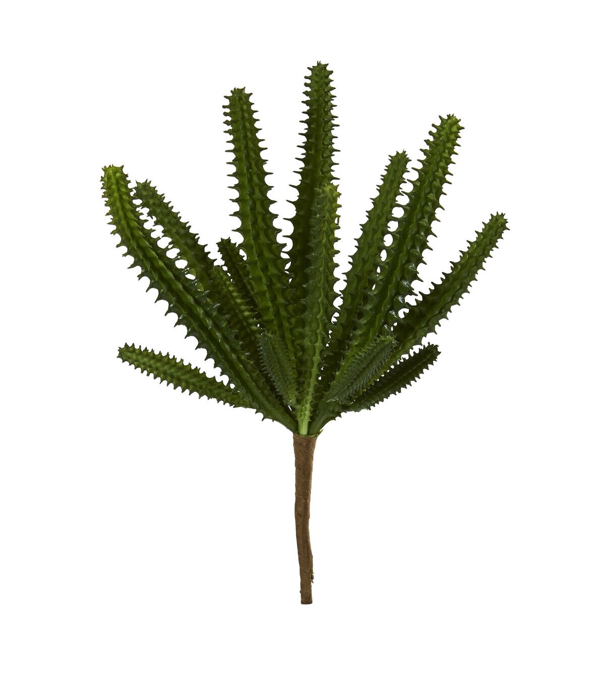 Nearly Natural 8 Finger Cactus Artificial Plant 12ct