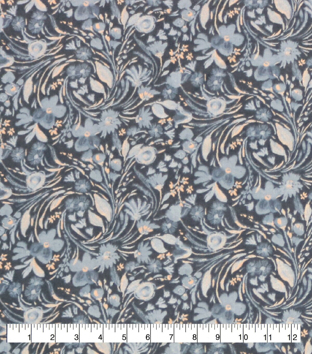 Floral Swirl Super Snuggle Flannel Fabric