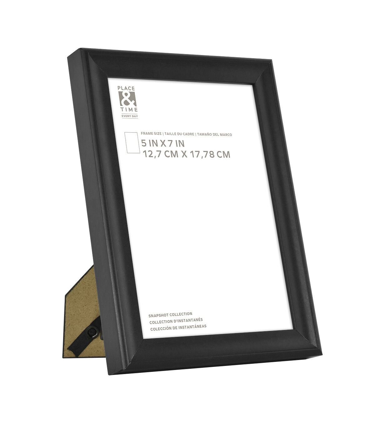 5 x 7 Black Snapshot Tabletop Picture Frames 3pk by Place & Time