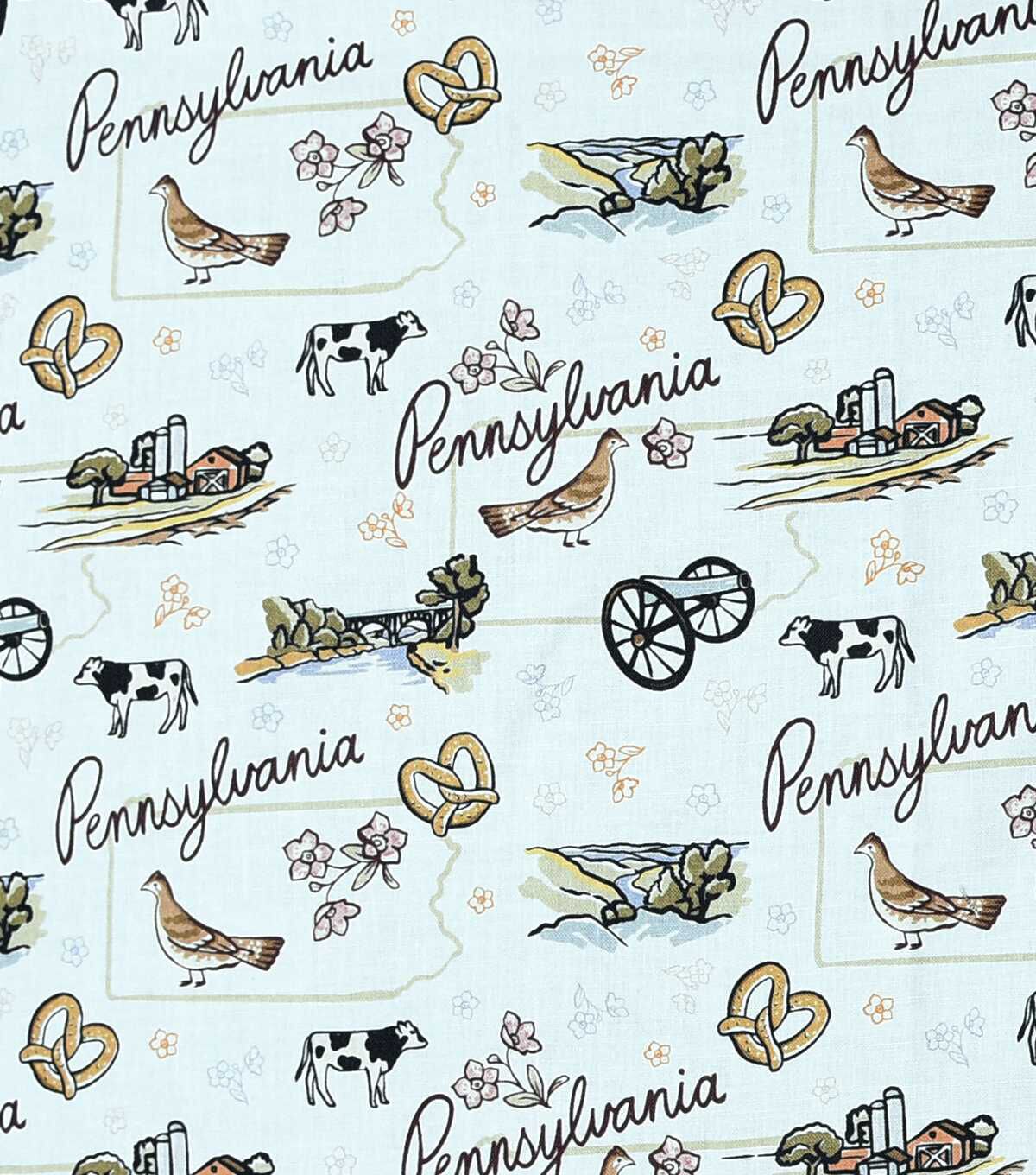 Pennsylvania Next Gen Main State Pride Cotton Fabric