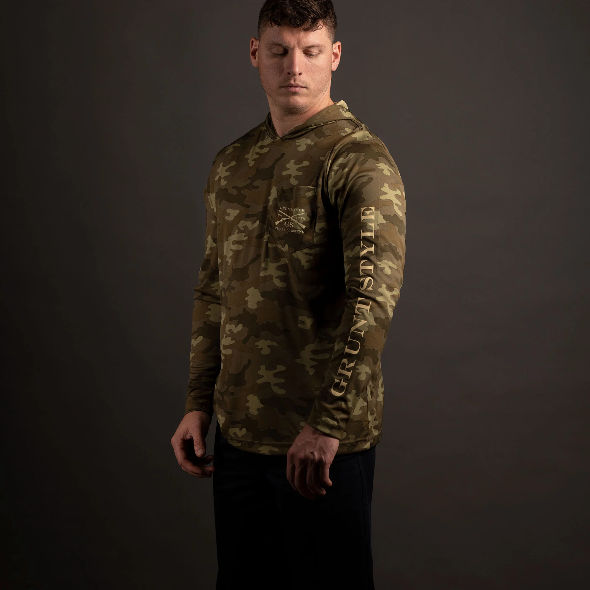 Overwatch Hoodie - Military Green Camo