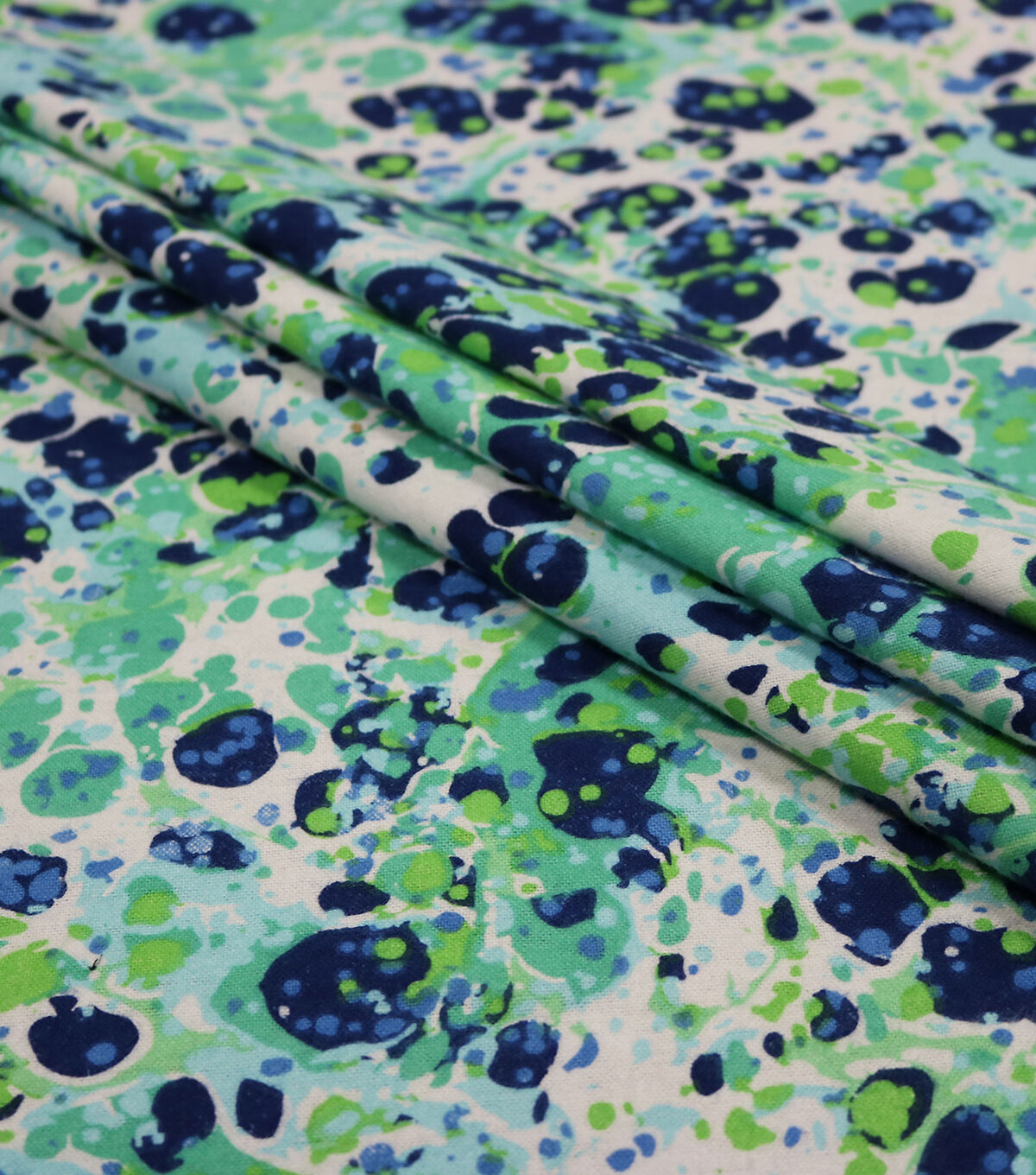 Blue Green Oil Slick Super Snuggle Flannel Fabric