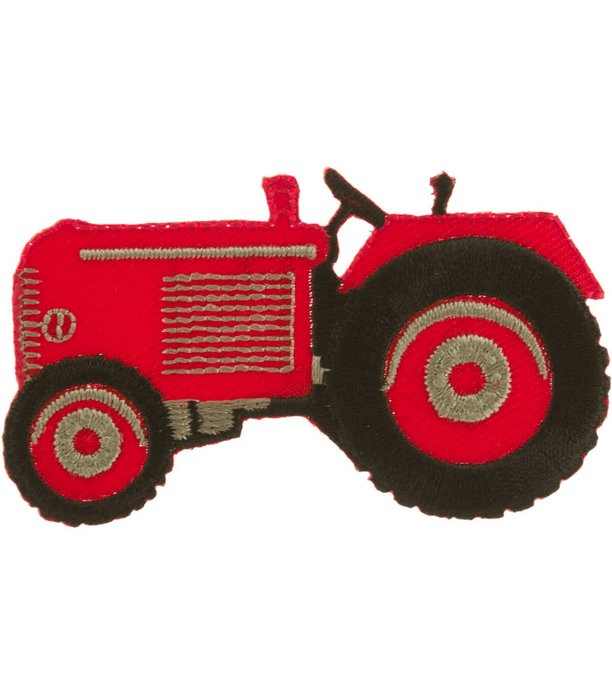 Simplicity 2 x 3 Red Tractor Iron On Patch