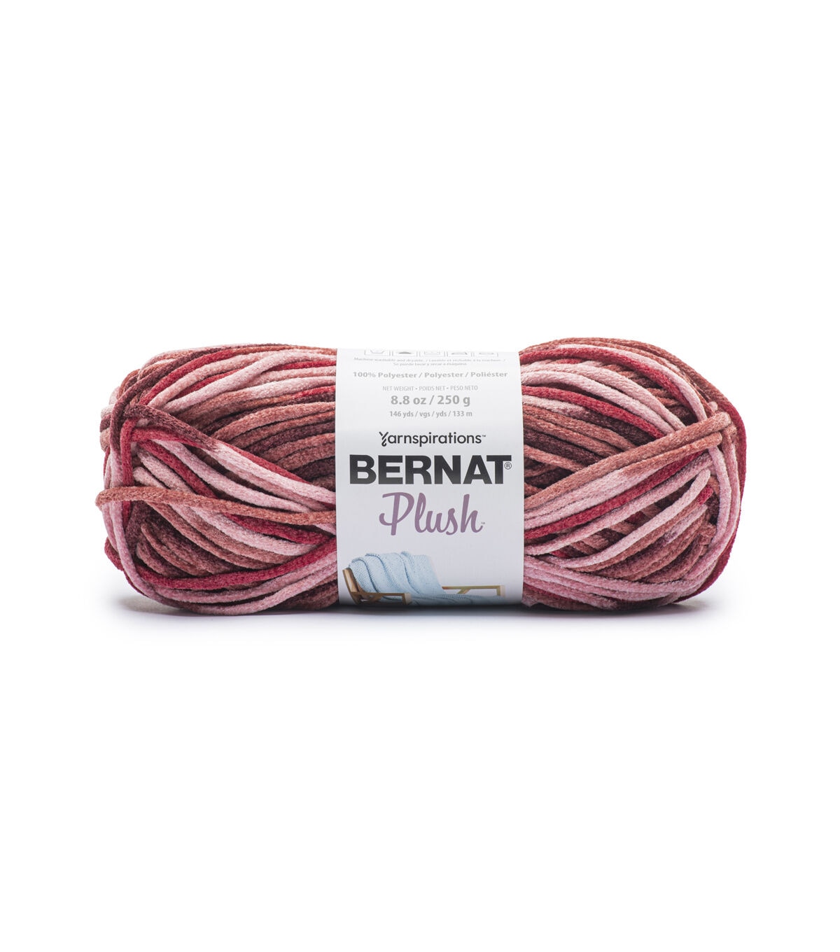 Bernat Plush Blanket 146yds Super Bulky Polyester Yarn