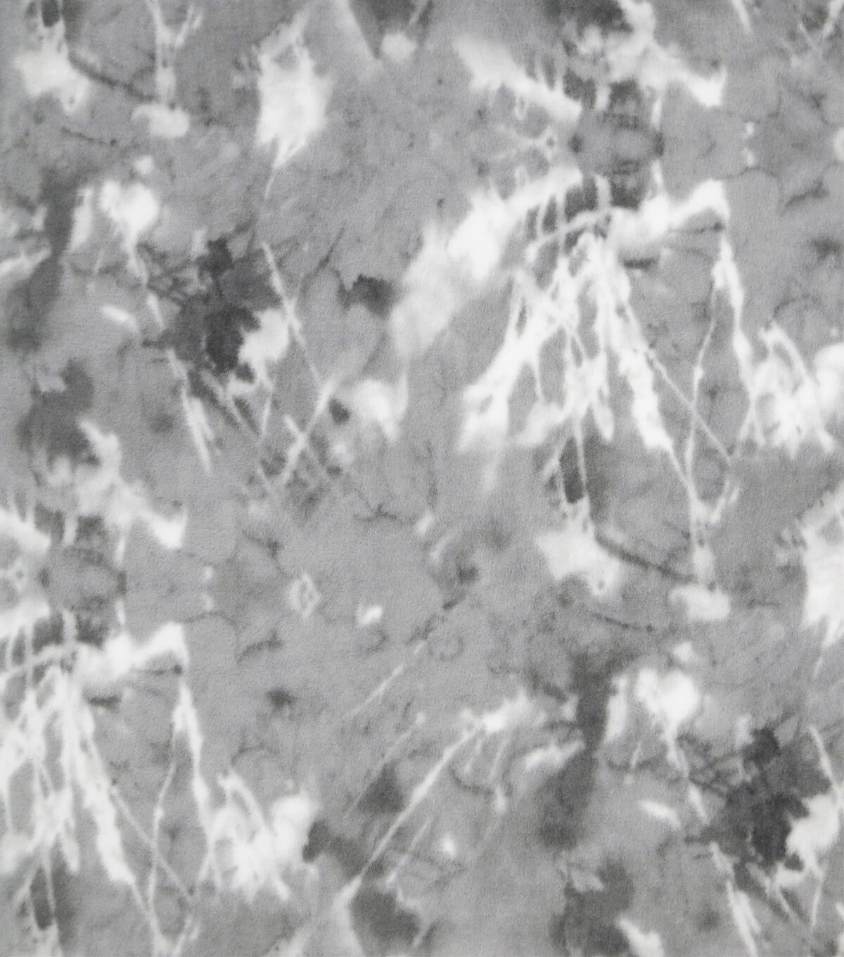 Gray Paint Splatter Anti Pill Fleece Fabric