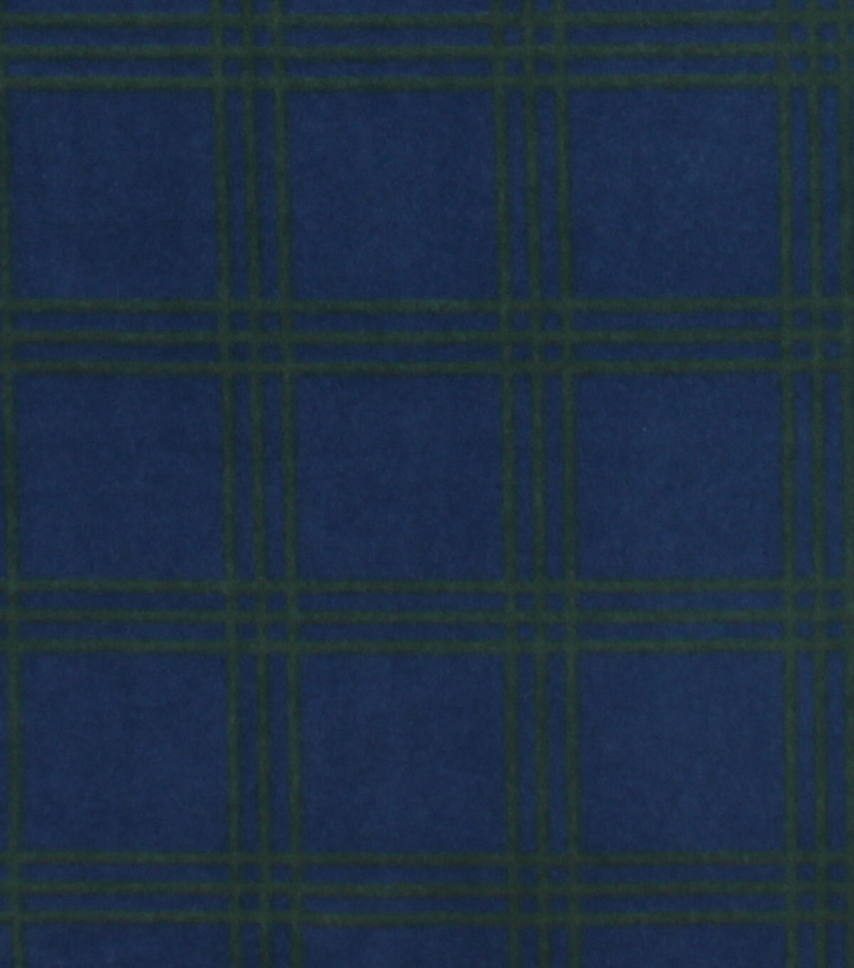 Blue & Green Plaid Anti Pill Fleece Fabric