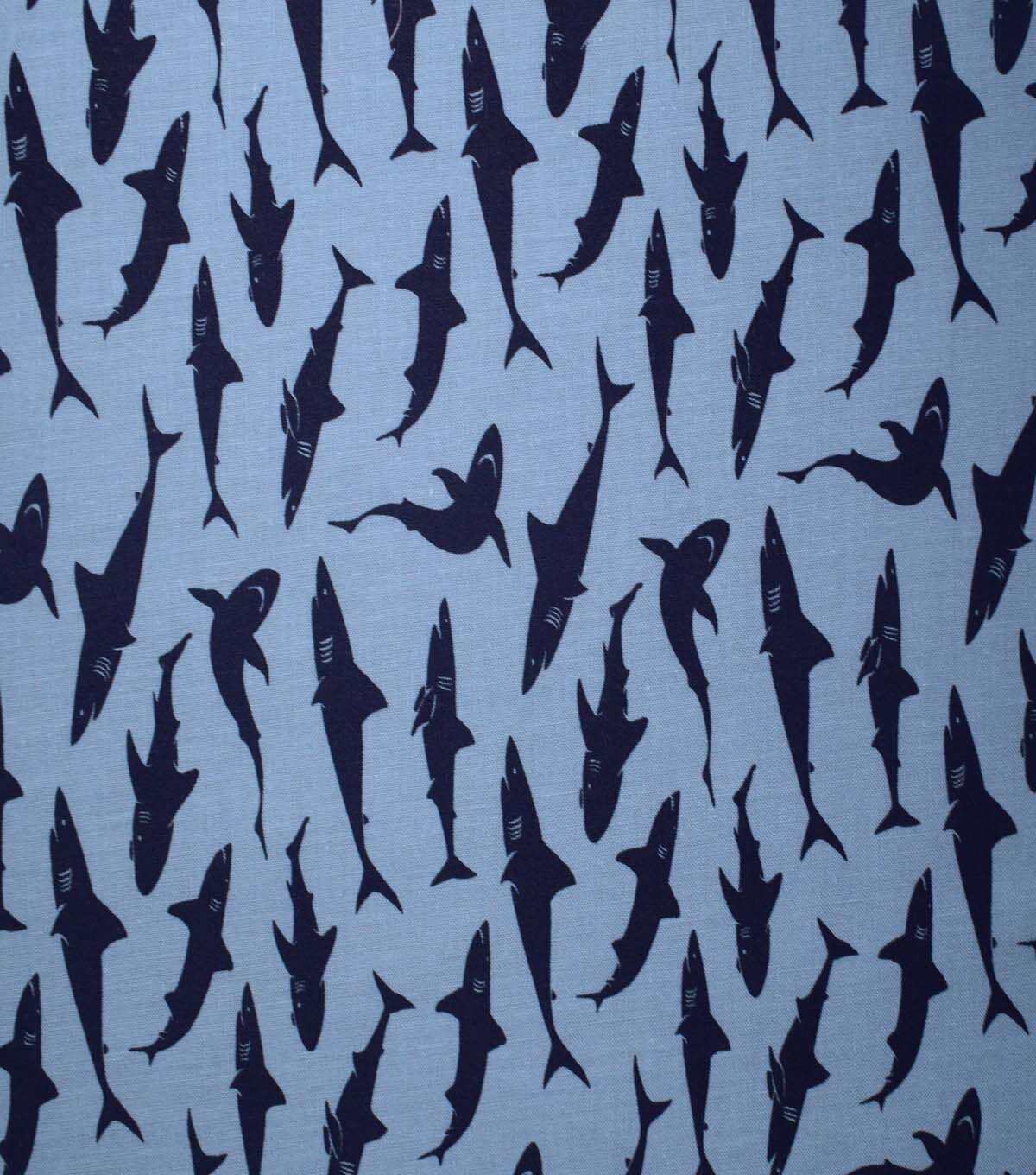 Underwater Sharks on Blue Cotton Fabric by Quilter's Showcase
