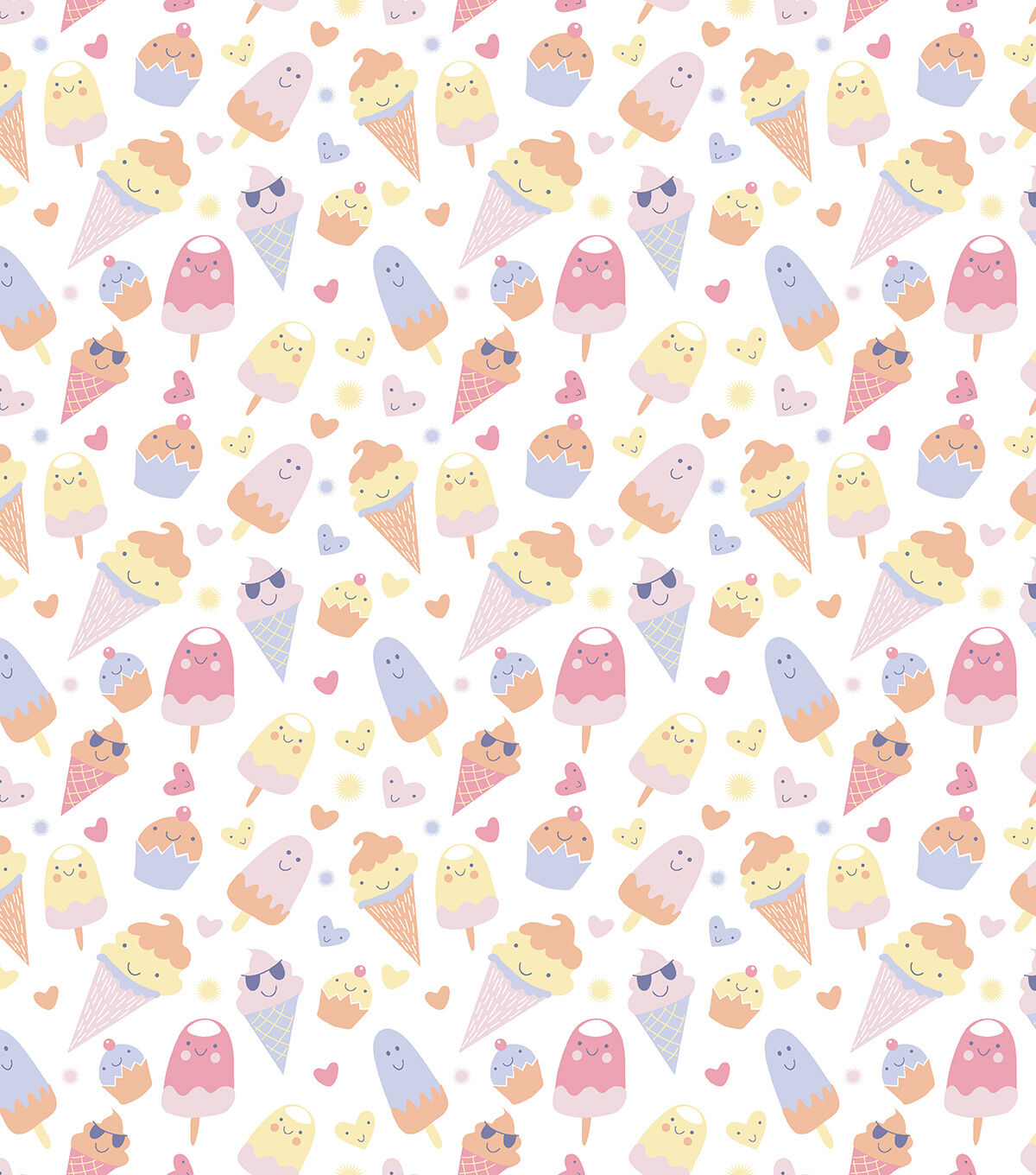 Ice Cream Social Super Snuggle Flannel Fabric