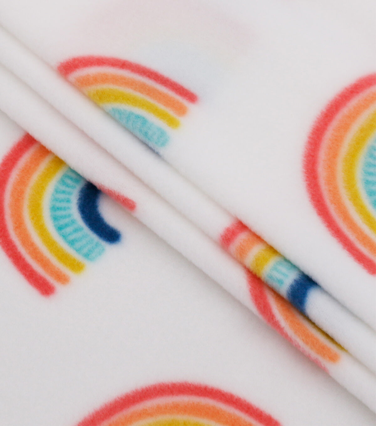 POP! Rainbow Fashion Lightweight Fleece Fabric