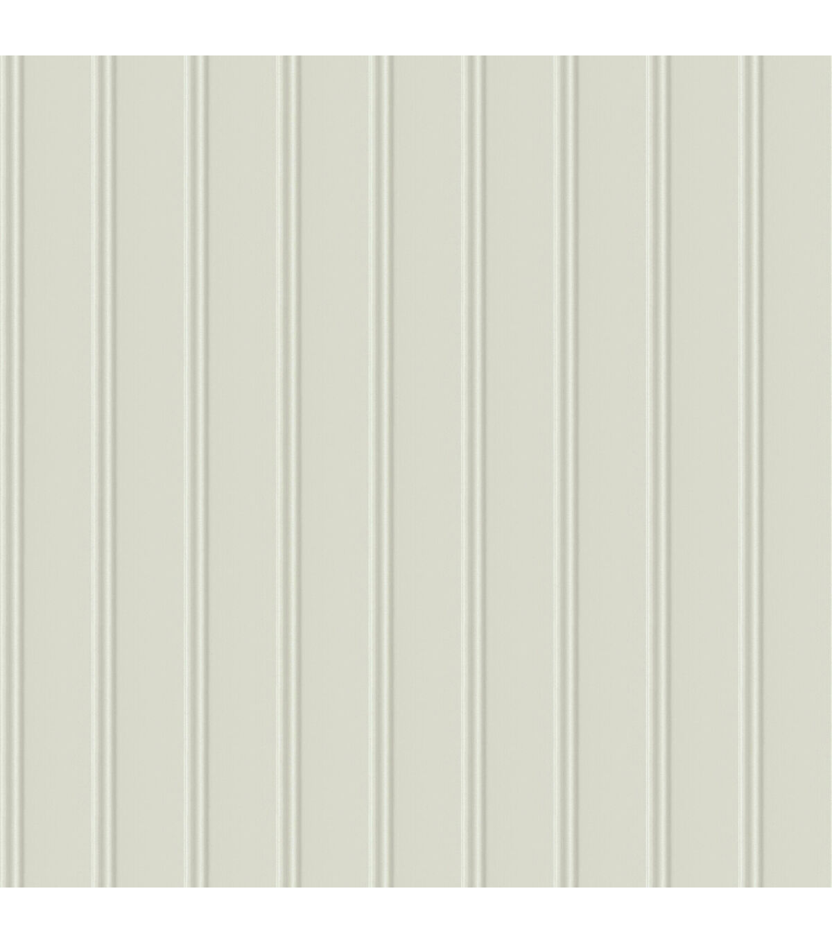 RoomMates 20.5 x 16.5' Beige Beadboard Peel & Stick Wallpaper