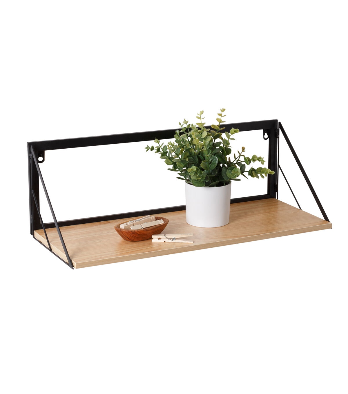 Honey Can Do 24in Mountable Wall Shelf