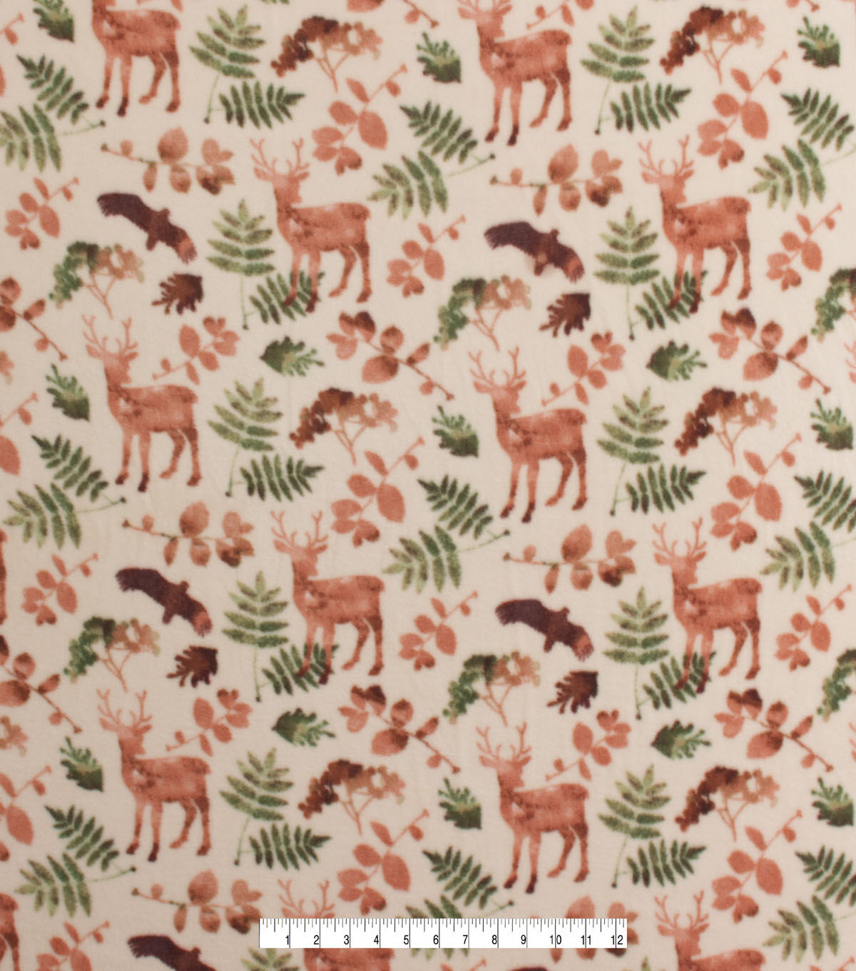 Watercolor Wilderness Anti Pill Fleece Fabric