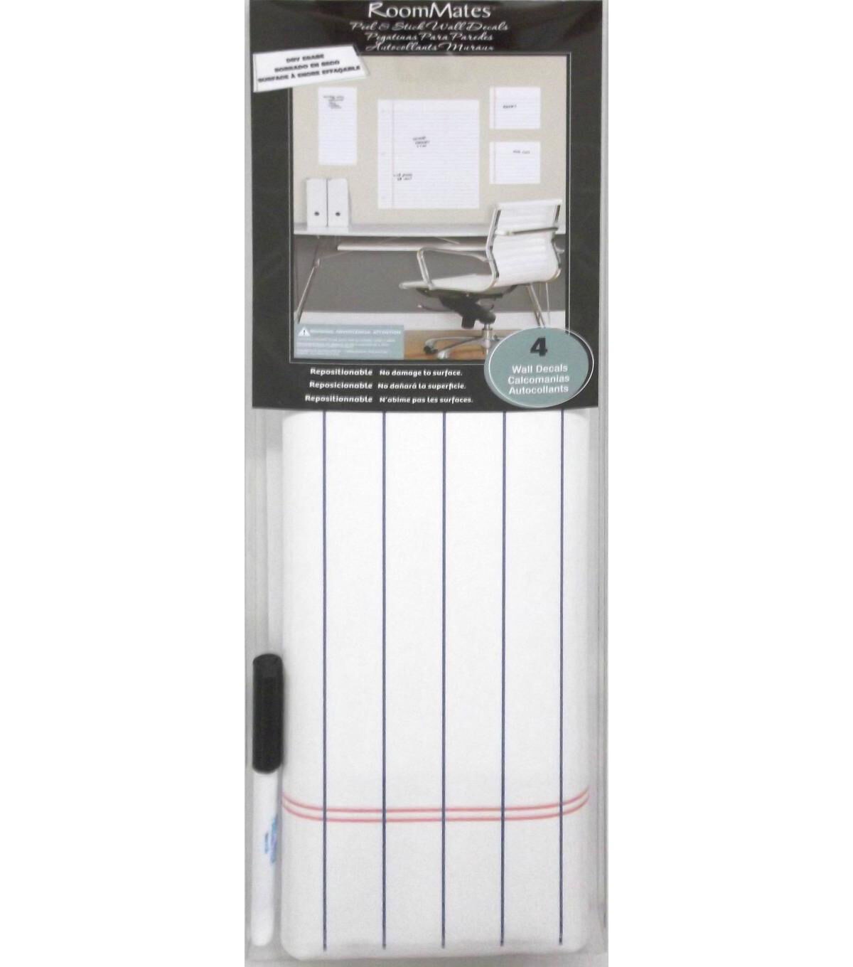 RoomMates Wall Decals Notebook Paper