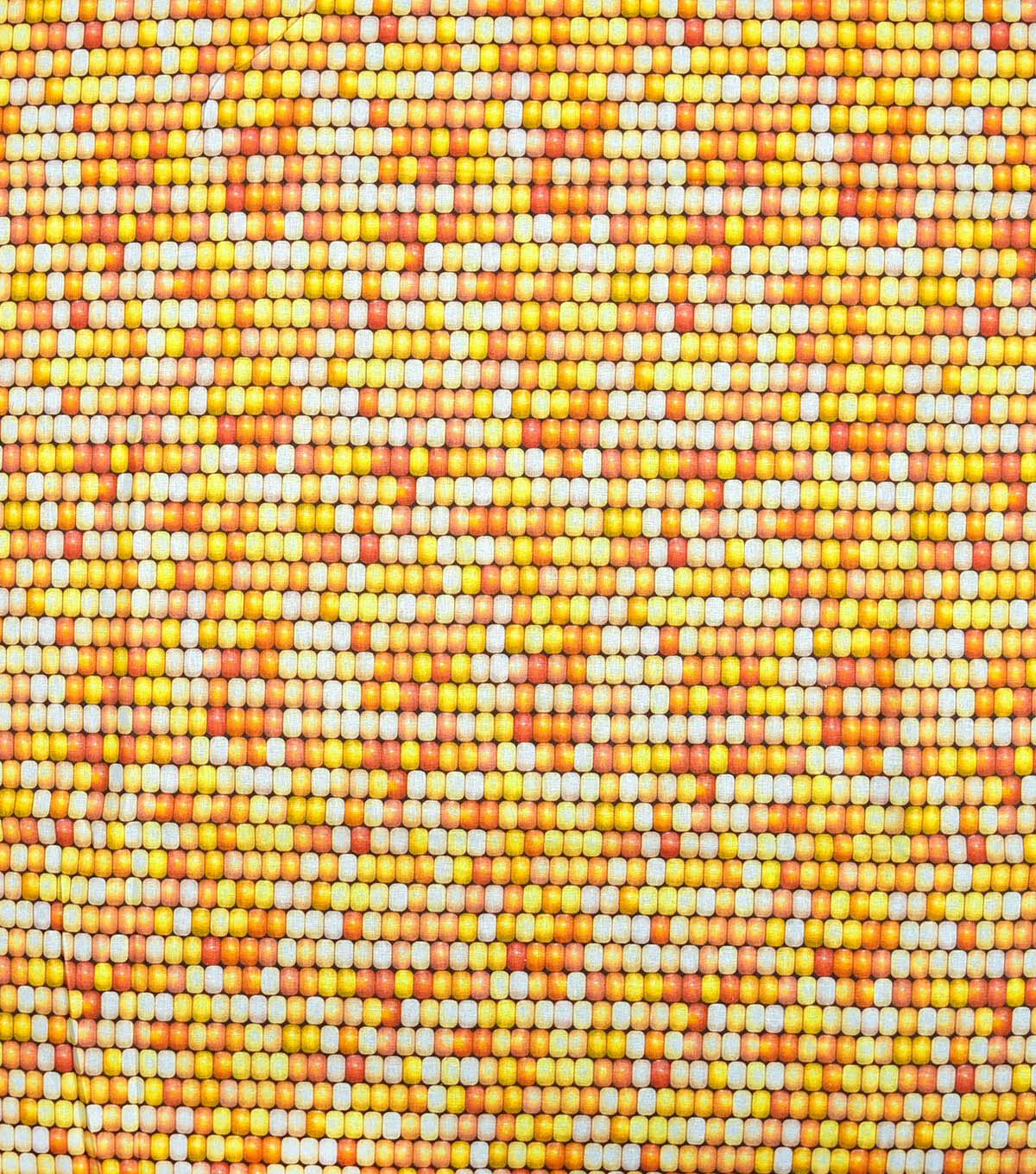 Fall Yellow Corn Cotton Fabric