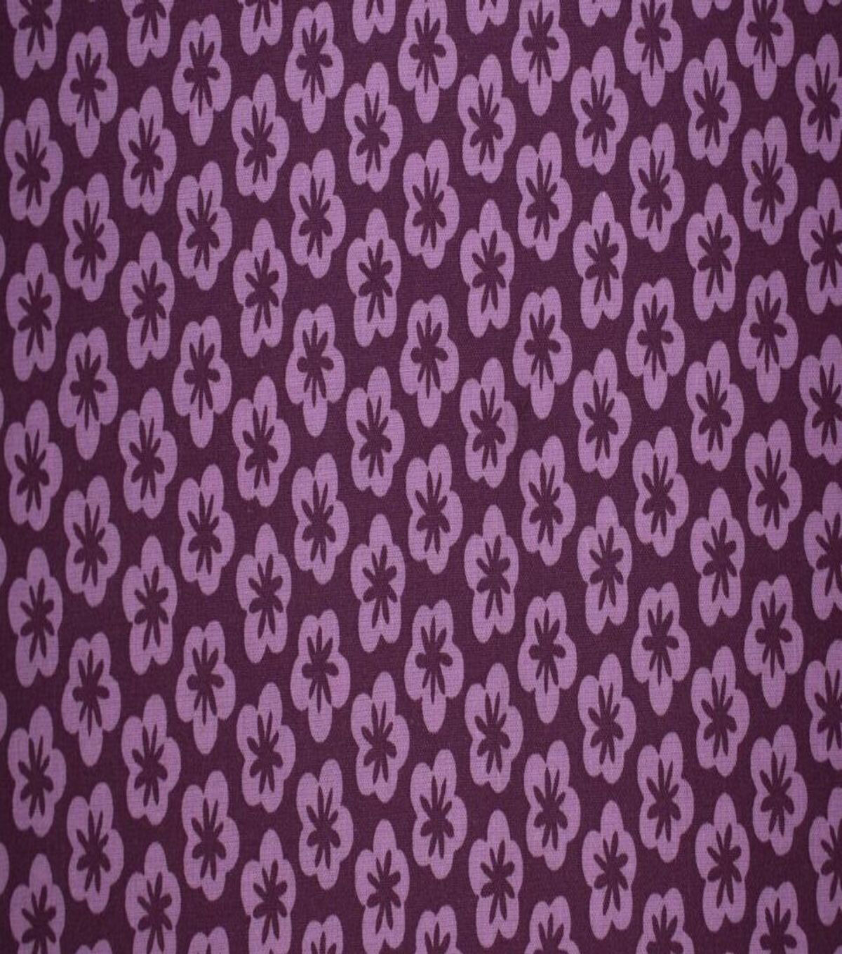 Purple Hawaiian Floral Quilt Cotton Fabric by Quilter's Showcase