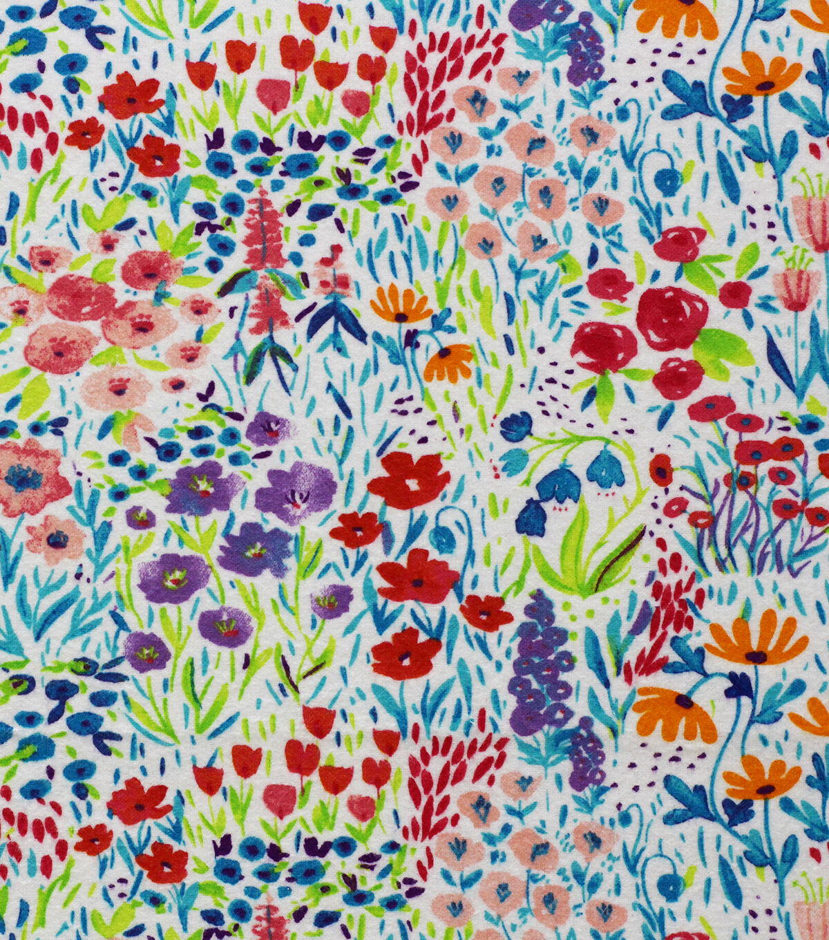 Tiny Floral Super Snuggle Flannel Fabric