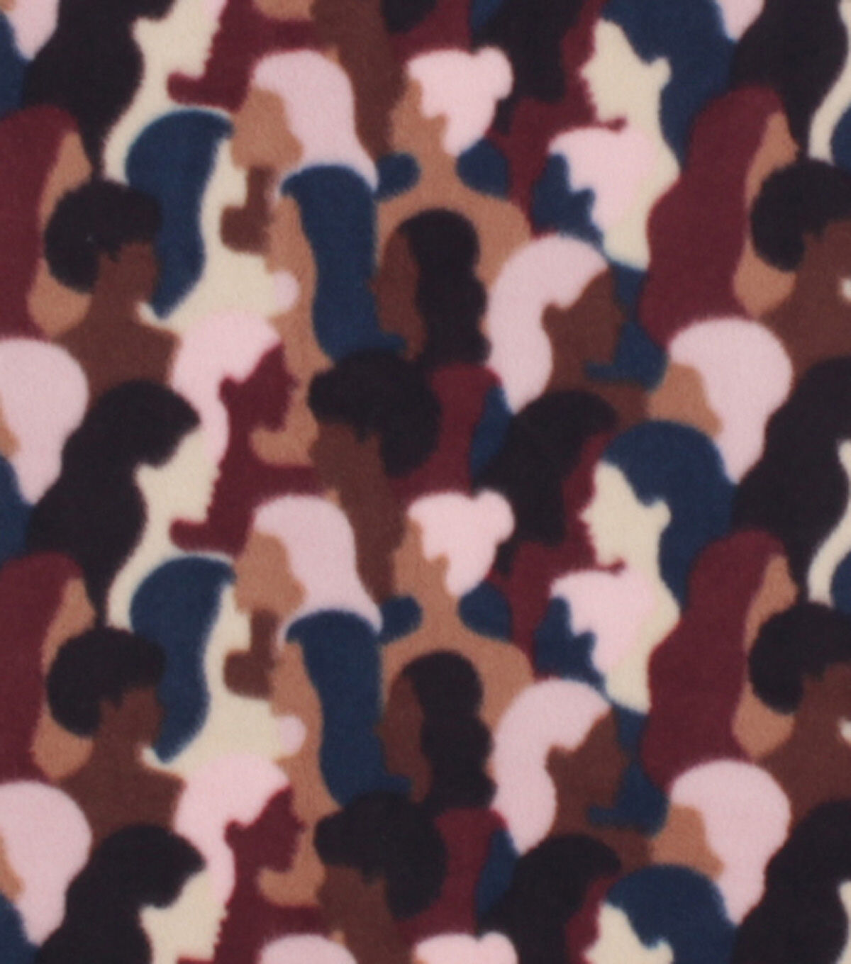 Women's Empowerment Silhouettes Anti Pill Fleece Fabric