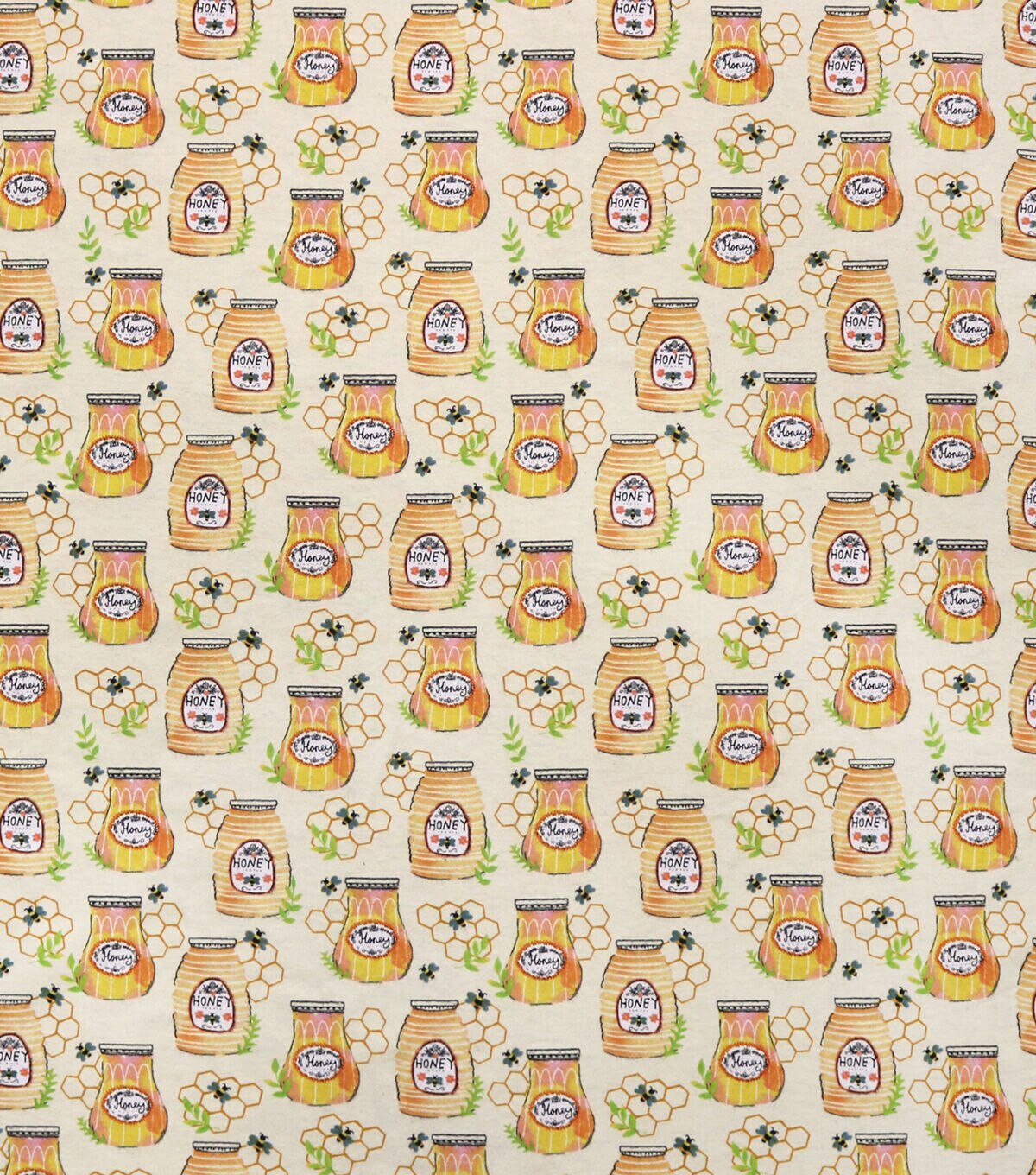 Honey Jars Super Snuggle Flannel Fabric