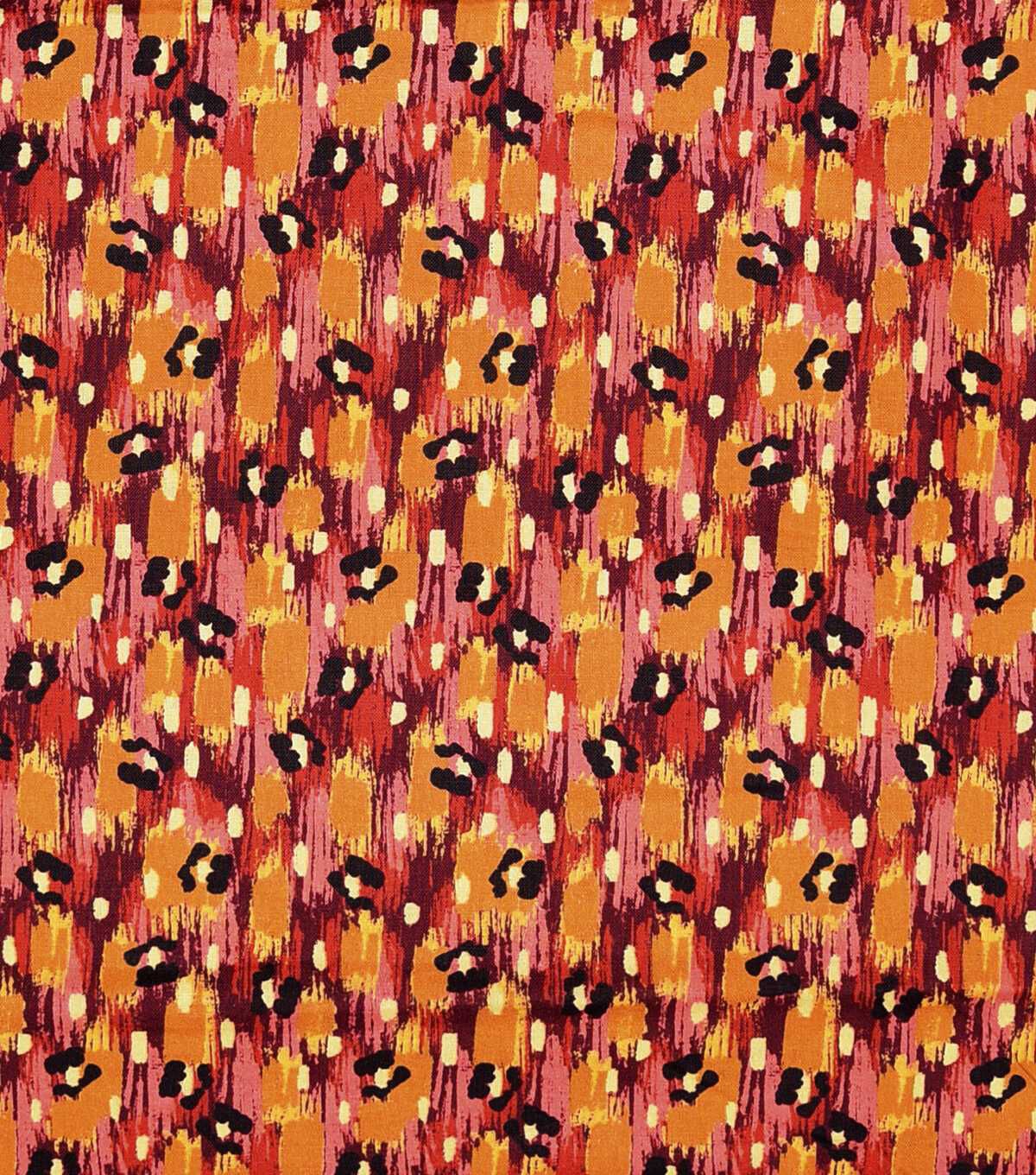 Orange Paint Brush Quilt Cotton Fabric by Keepsake Calico