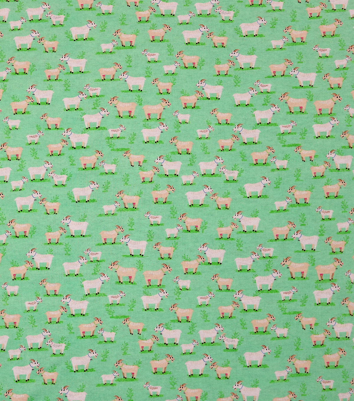 Goats Super Snuggle Flannel Fabric