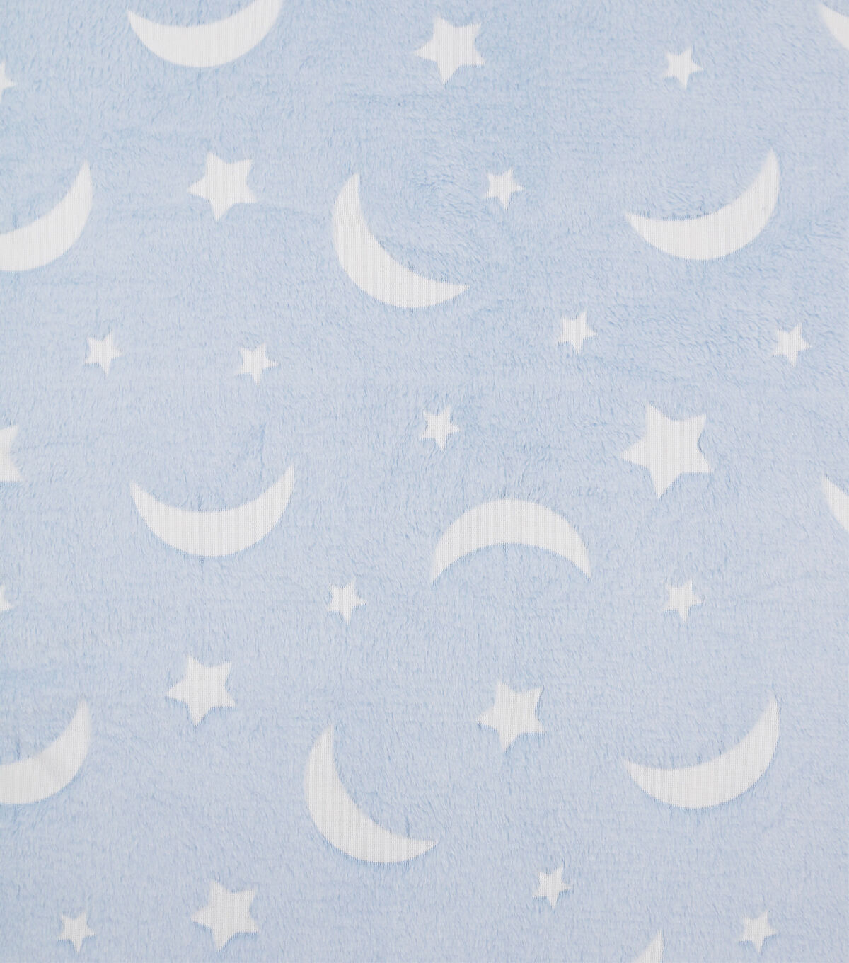 Moon & Stars Glow in the Dark Sew Lush Fleece