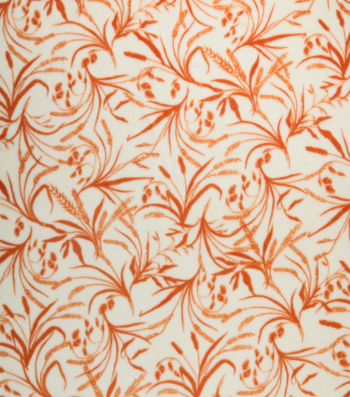 Golden Hour Orange Wheat Sew Lush Fleece Fabric