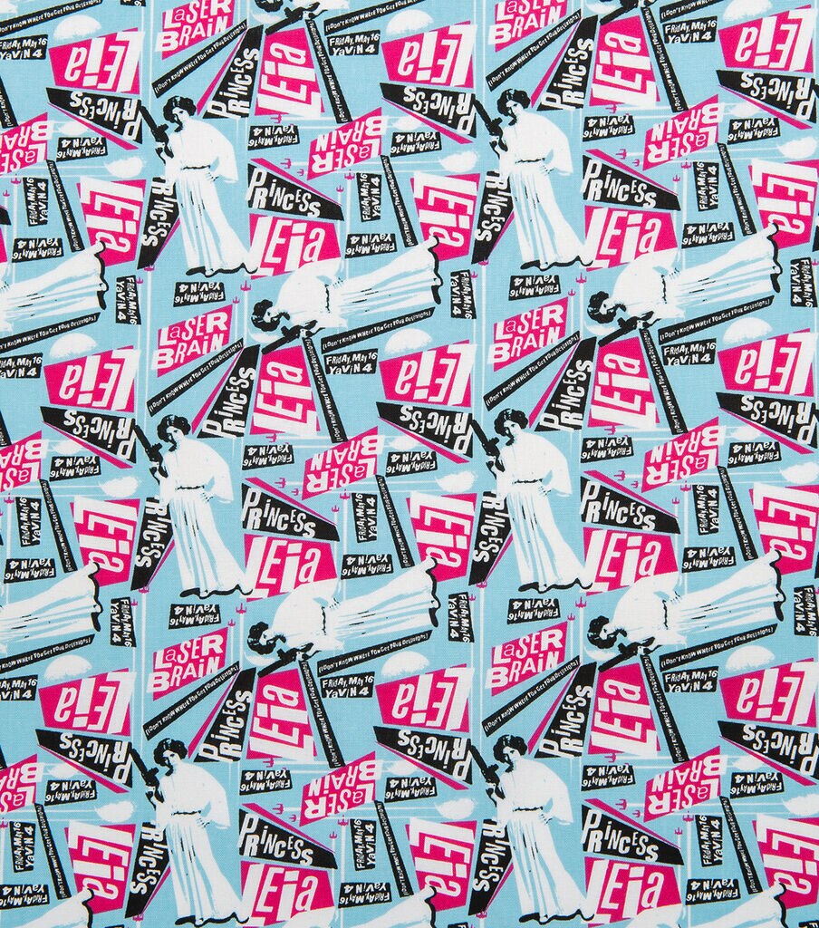 Star Wars Rebel Princess Leia Cotton Fabric