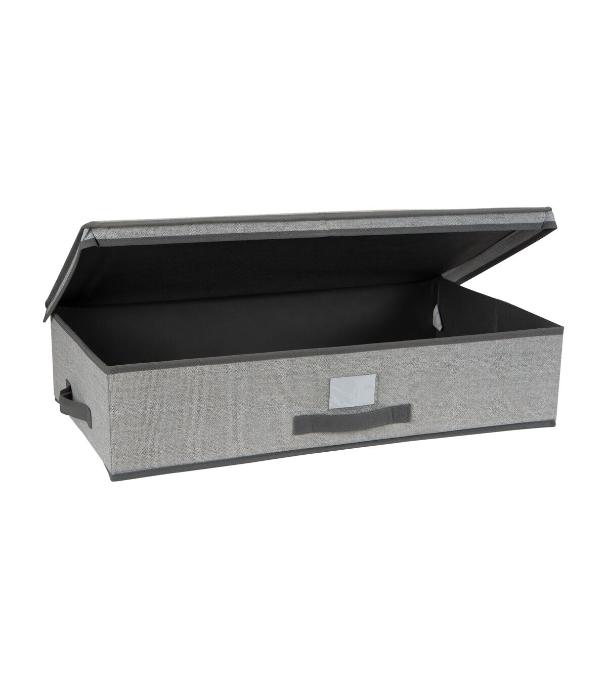 Simplify 28 x 16 Heather Gray Under the Bed Storage Box