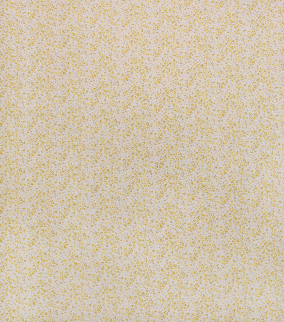 Tiny Floral Yellow 108 Wide Flannel Fabric
