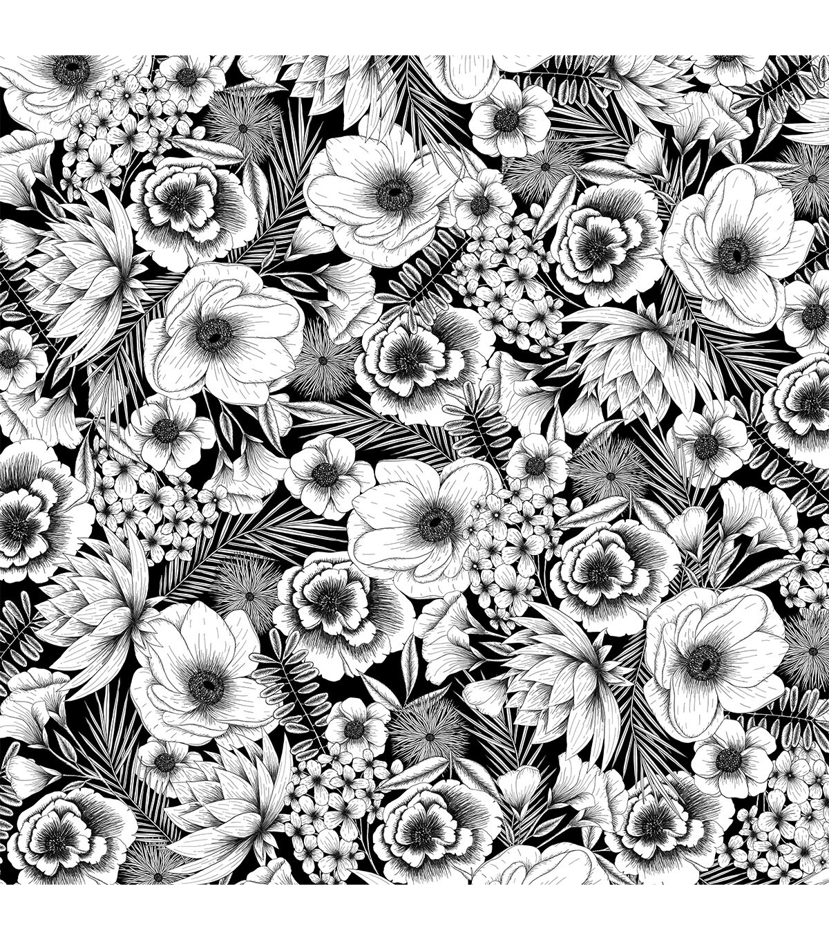 Cricut 12 x 12 Black Botanicals Infusible Ink Transfer Sheets 2ct