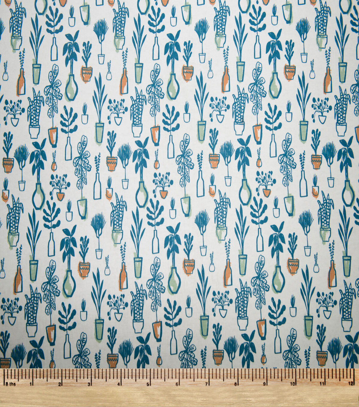 Super Snuggle Multi Plant Styles Flannel Fabric