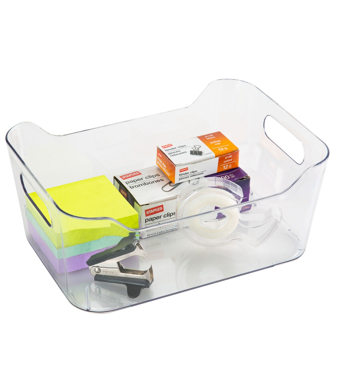Simplify 10 Clear Storage Tote Bins 2pk