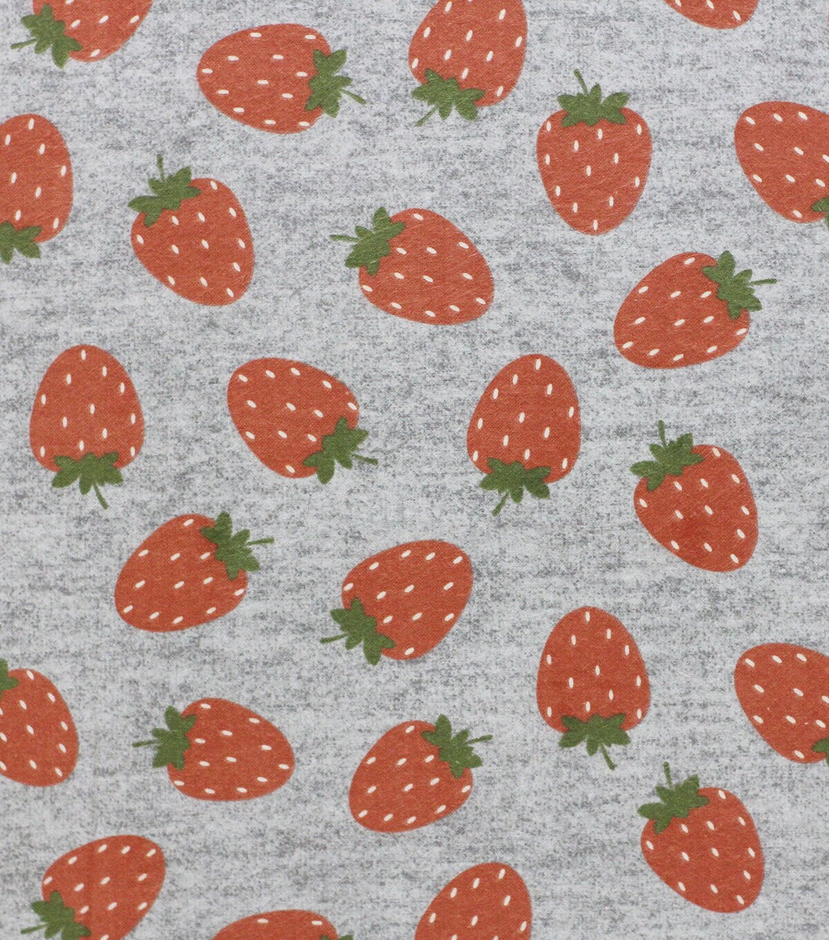 Super Snuggle POP! Strawberries Flannel Fabric