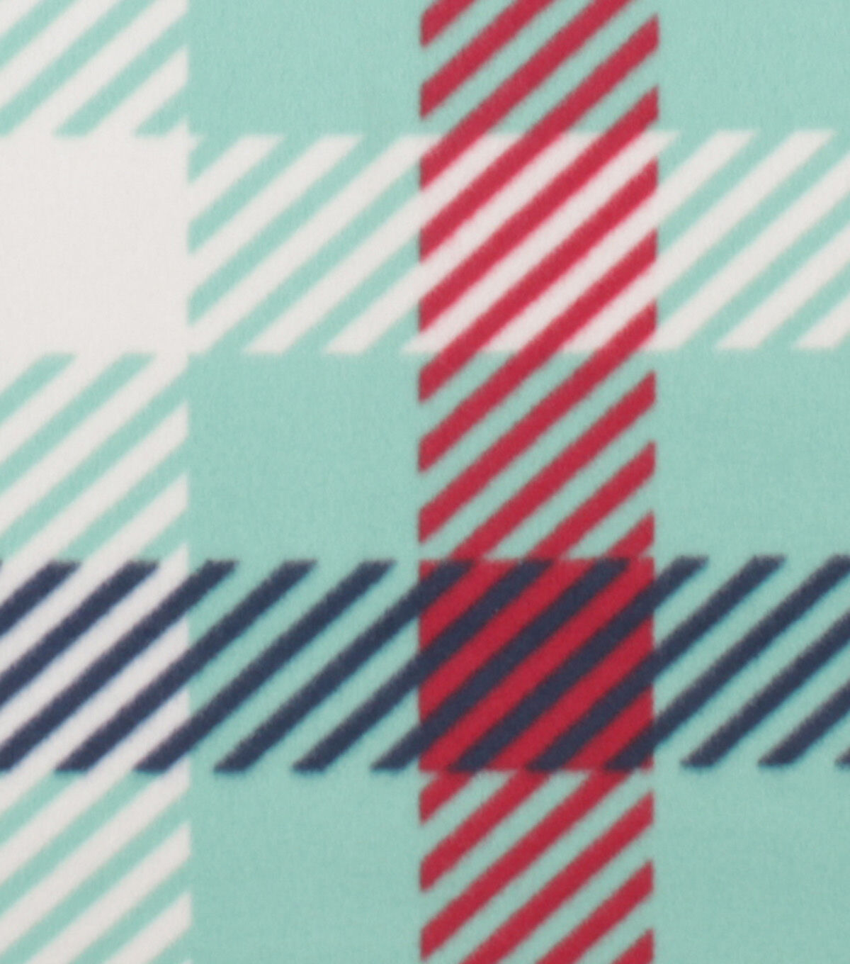 Blue Plaid Blizzard Fleece