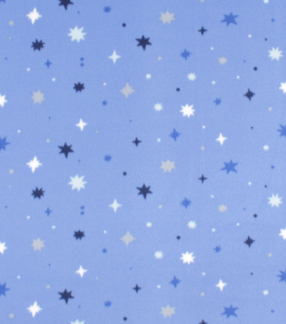 Snow Geo Blizzard Prints Fleece Fabric