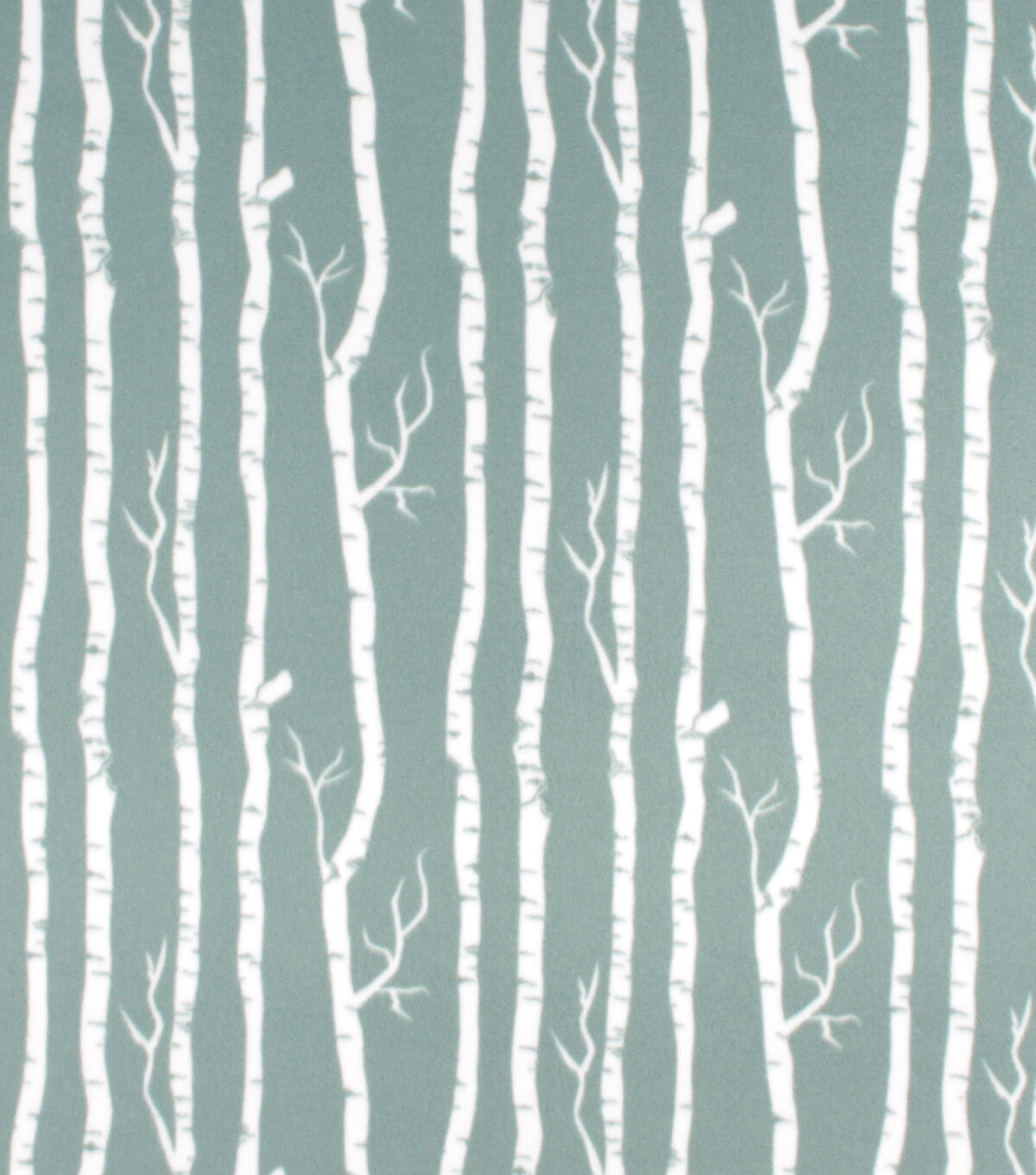 Birch Blizzard Prints Fleece Fabric