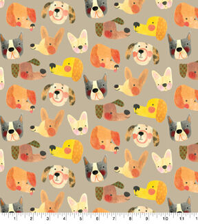Springs Creative Novelty Dogs Novelty Print Cotton Fabric