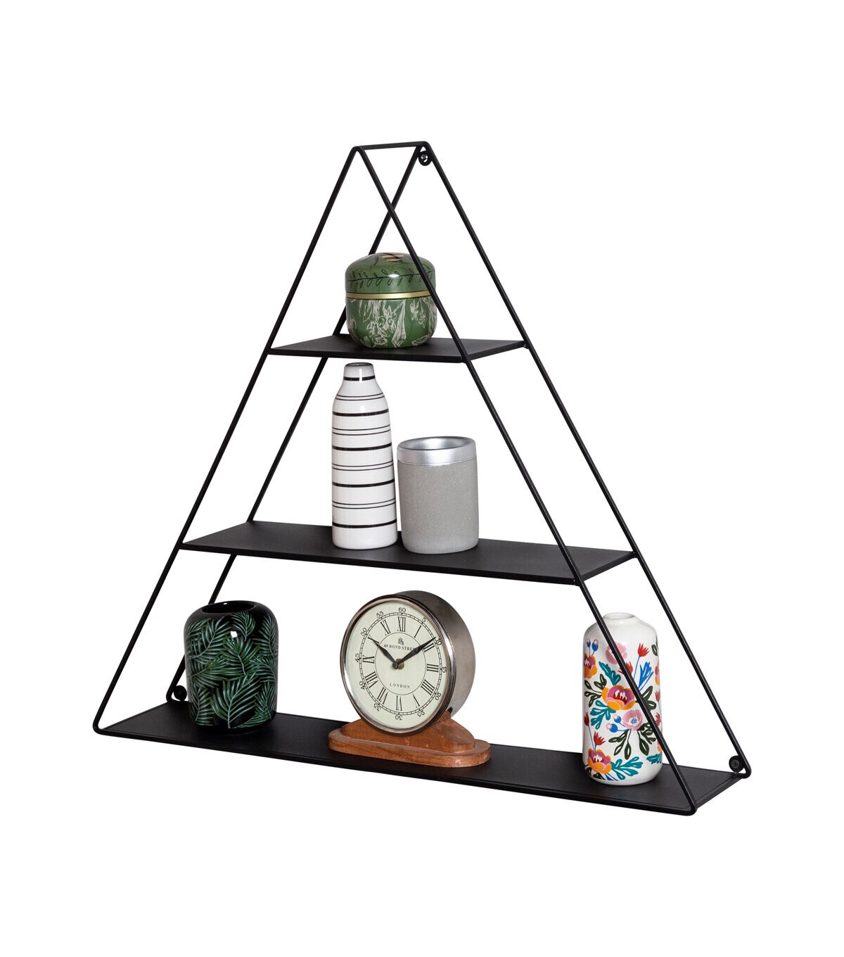 Honey Can Do Three Tiered Traingle Decorative Shelf