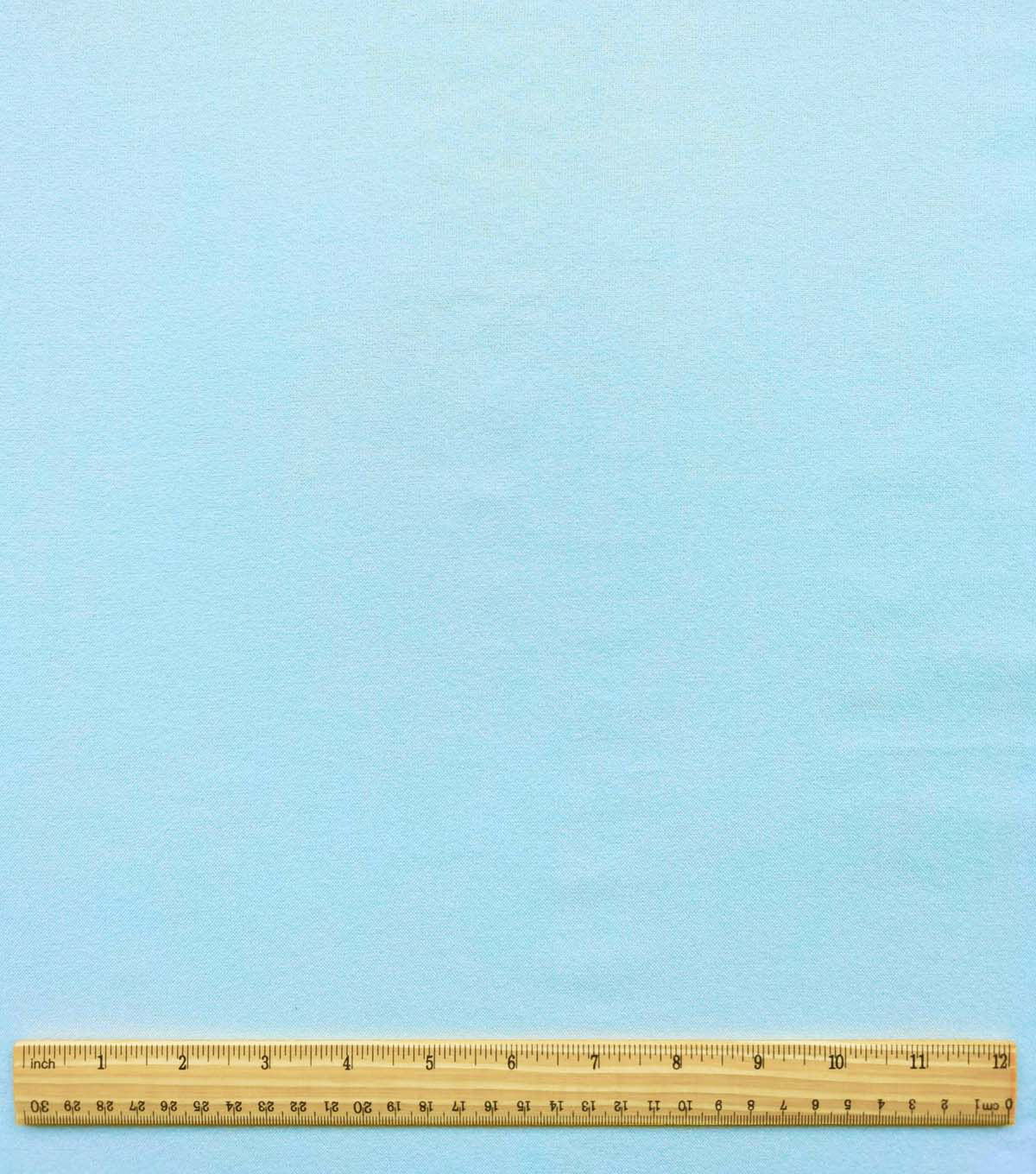 Heathered Blue Solid Luxe Flannel Fabric