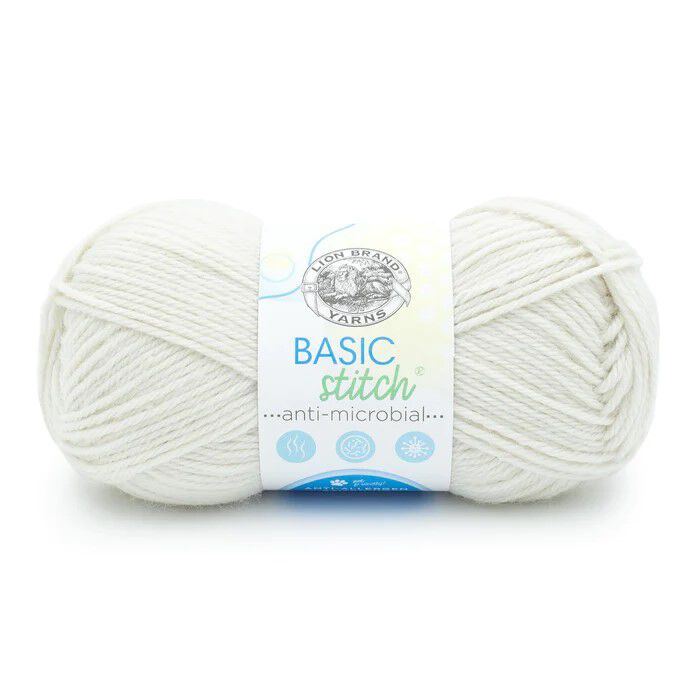 Lion Brand Basic Stitch Antimicrobial 186yds Worsted Polyester Yarn